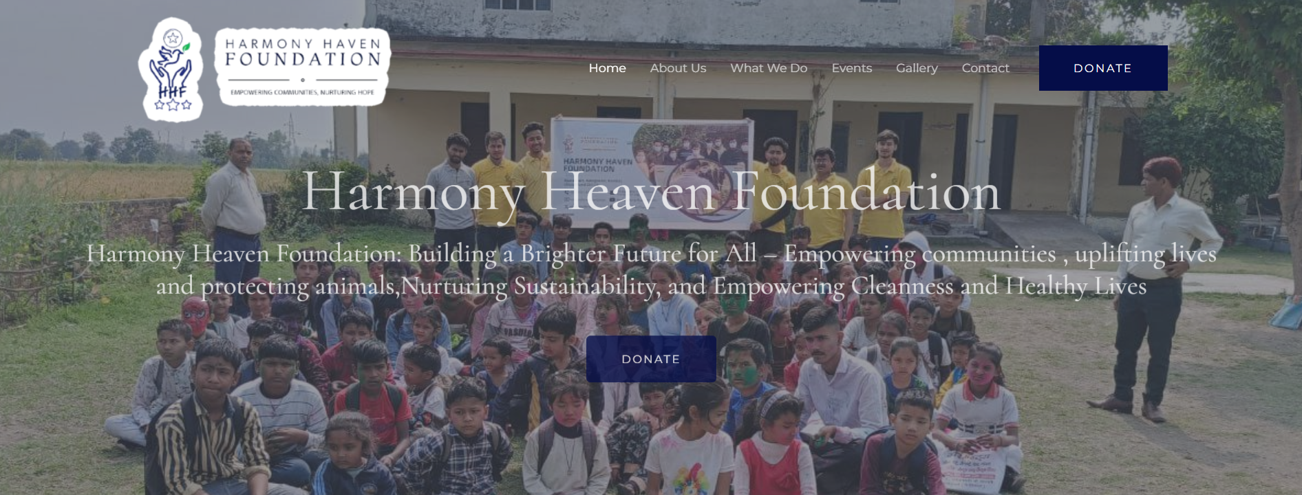 HHF Donation Collection Website