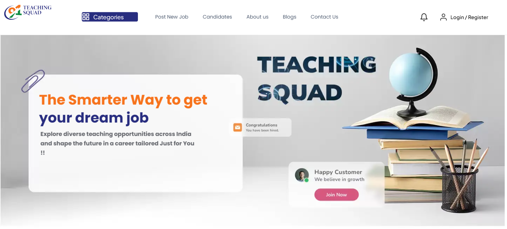 TeachingSquad Application Career Website